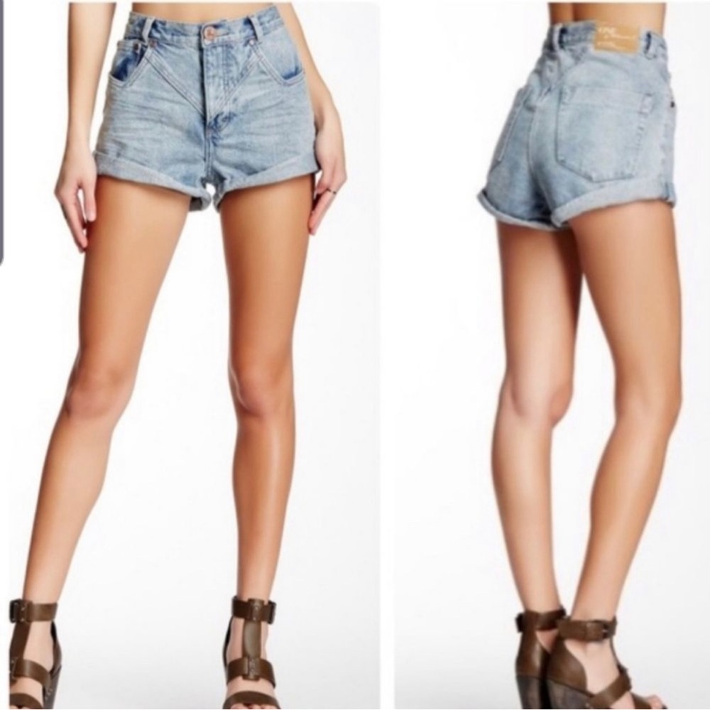 One by One Teaspoon Hawks High Rise Jean Shorts size 29
